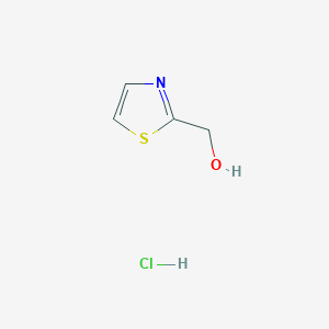 molecular formula C4H6ClNOS B1357829 Thiazol-2-ylmethanol hydrochloride CAS No. 23784-95-4