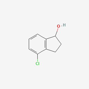molecular formula C9H9ClO B1357833 4-氯-2,3-二氢-1H-茚-1-醇 CAS No. 3199-71-1