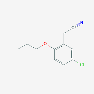 2-(5-Chloro-2-propoxyphenyl)acetonitrile