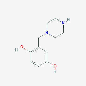 4-Nitro-2-(piperazin-1-ylmethyl)phenol