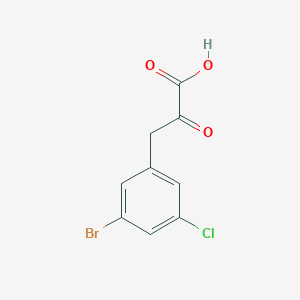 3-(3-Bromo-5-chlorophenyl)-2-oxopropanoic acid