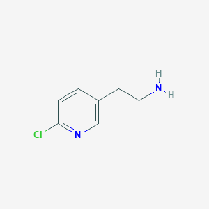 molecular formula C7H9ClN2 B1357839 2-(6-氯吡啶-3-基)乙胺 CAS No. 54127-64-9