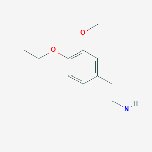 molecular formula C12H19NO2 B13578477 [2-(4-Ethoxy-3-methoxyphenyl)ethyl](methyl)amine 