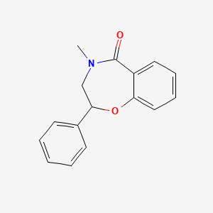 4-Methyl-2-phenyl-2,3,4,5-tetrahydro-1,4-benzoxazepin-5-one