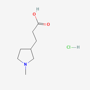 3-(1-Methylpyrrolidin-3-yl)propanoicacidhydrochloride