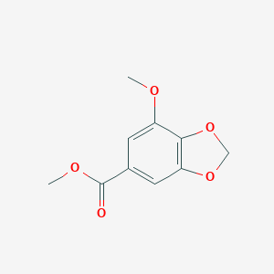 molecular formula C10H10O5 B135785 7-甲氧基-1,3-苯二噁杂环-5-甲酸甲酯 CAS No. 22934-58-3