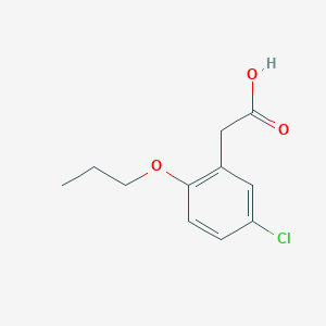 2-(5-Chloro-2-propoxyphenyl)aceticacid