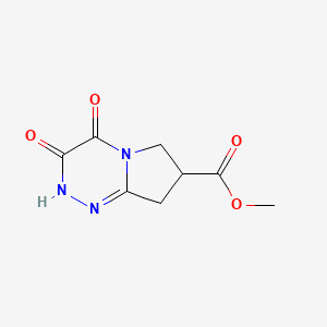 methyl3,4-dioxo-2H,3H,4H,6H,7H,8H-pyrrolo[2,1-c][1,2,4]triazine-7-carboxylate