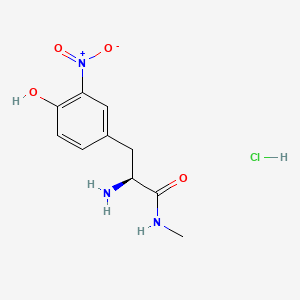 (2S)-2-amino-3-(4-hydroxy-3-nitrophenyl)-N-methylpropanamidehydrochloride