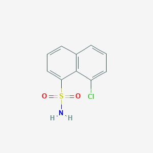 molecular formula C10H8ClNO2S B13578633 8-Chloronaphthalene-1-sulfonamide 