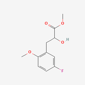 Methyl 3-(5-fluoro-2-methoxyphenyl)-2-hydroxypropanoate