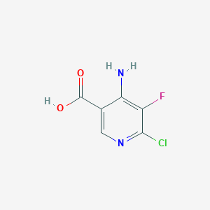 4-Amino-6-chloro-5-fluoro-pyridine-3-carboxylic acid