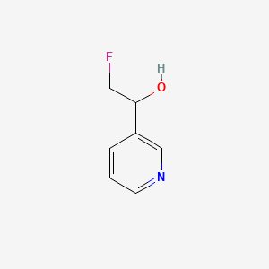 2-Fluoro-1-(pyridin-3-yl)ethan-1-ol