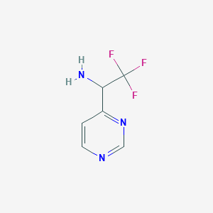 2,2,2-Trifluoro-1-(pyrimidin-4-yl)ethan-1-amine