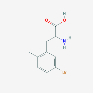 2-Amino-3-(5-bromo-2-methylphenyl)propanoic acid