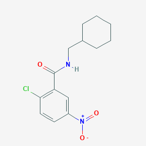 2-Chloro-N-(cyclohexylmethyl)-5-nitrobenzamide