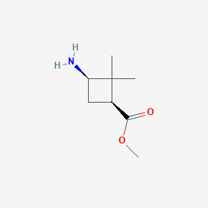 methyl (1S,3R)-3-amino-2,2-dimethylcyclobutane-1-carboxylate