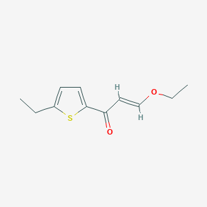 3-Ethoxy-1-(5-ethylthiophen-2-yl)prop-2-en-1-one