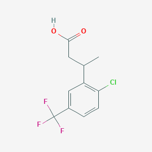 3-[2-Chloro-5-(trifluoromethyl)phenyl]butanoic acid