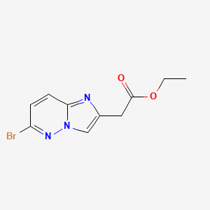 Ethyl2-{6-bromoimidazo[1,2-b]pyridazin-2-yl}acetate