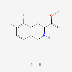 Methyl5,6-difluoro-1,2,3,4-tetrahydroisoquinoline-3-carboxylatehydrochloride