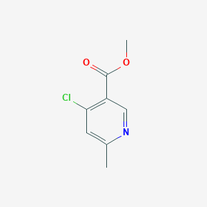 molecular formula C8H8ClNO2 B1357888 甲基4-氯-6-甲基烟酸酯 CAS No. 886372-05-0