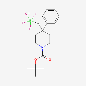 Potassium ((1-(tert-butoxycarbonyl)-4-phenylpiperidin-4-yl)methyl)trifluoroborate