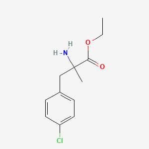 Ethyl 2-amino-3-(4-chlorophenyl)-2-methylpropanoate