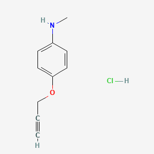 N-methyl-4-(prop-2-yn-1-yloxy)anilinehydrochloride