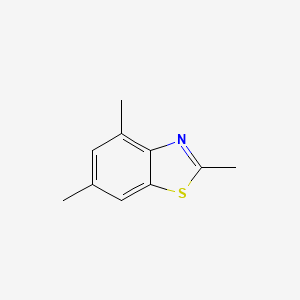 molecular formula C10H11NS B1357898 2,4,6-三甲基-1,3-苯并噻唑 CAS No. 80689-37-8