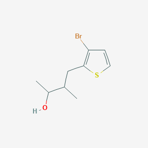 4-(3-Bromothiophen-2-yl)-3-methylbutan-2-ol