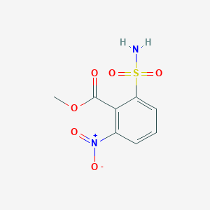 Methyl 2-nitro-6-sulfamoylbenzoate