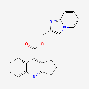 {imidazo[1,2-a]pyridin-2-yl}methyl 1H,2H,3H-cyclopenta[b]quinoline-9-carboxylate