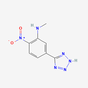 N-methyl-2-nitro-5-(1H-1,2,3,4-tetrazol-5-yl)aniline