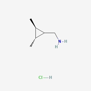 rac-[(2R,3R)-2,3-dimethylcyclopropyl]methanaminehydrochloride