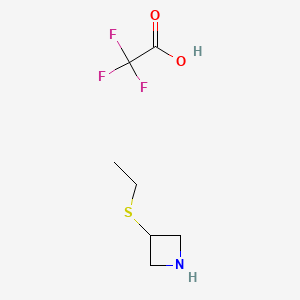 3-(Ethylsulfanyl)azetidine,trifluoroaceticacid