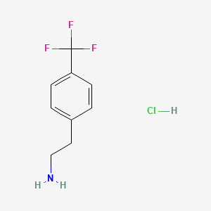 molecular formula C9H11ClF3N B1357920 2-(4-三氟甲基苯基)乙胺盐酸盐 CAS No. 52997-74-7
