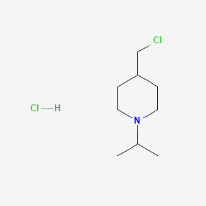 4-(Chloromethyl)-1-(propan-2-yl)piperidine hydrochloride