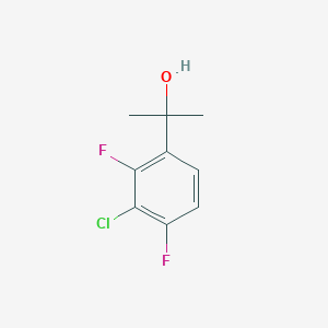 2-(3-Chloro-2,4-difluorophenyl)propan-2-ol