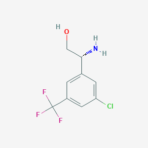 (R)-2-Amino-2-(3-chloro-5-(trifluoromethyl)phenyl)ethan-1-ol