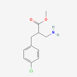 Methyl 3-amino-2-[(4-chlorophenyl)methyl]propanoate