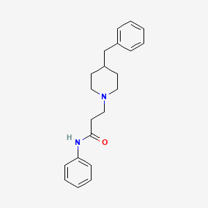 3-(4-Benzylpiperidin-1-YL)-N-phenylpropanamide