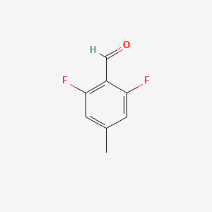 molecular formula C8H6F2O B1357947 2,6-二氟-4-甲基苯甲醛 CAS No. 1201597-22-9