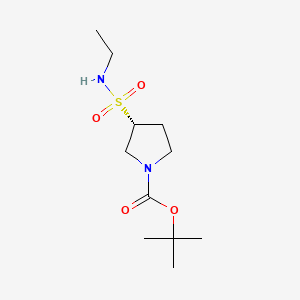 tert-butyl(3R)-3-(ethylsulfamoyl)pyrrolidine-1-carboxylate