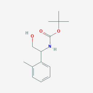 Tert-butyl 2-hydroxy-1-o-tolylethylcarbamate