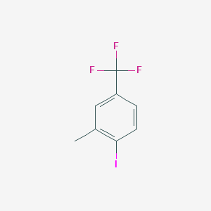 molecular formula C8H6F3I B1357951 1-碘-2-甲基-4-(三氟甲基)苯 CAS No. 54978-36-8