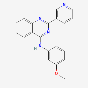 N-(3-methoxyphenyl)-2-(pyridin-3-yl)quinazolin-4-amine