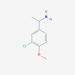 1-(3-Chloro-4-methoxyphenyl)ethan-1-amine