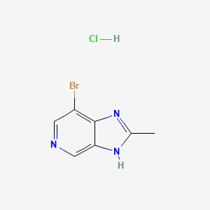 7-bromo-2-methyl-1H-imidazo[4,5-c]pyridinehydrochloride