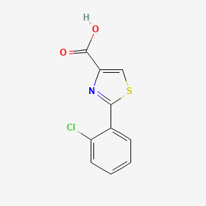 molecular formula C10H6ClNO2S B1357957 2-(2-氯苯基)-1,3-噻唑-4-羧酸 CAS No. 944275-21-2